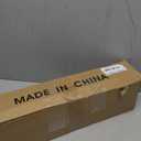 White Extra Long Curtain Rod 30 to 240 inch, Heavy Duty Curtain Rods for Windows with Modern End Caps, 1 inch Drapery Rods Set for Outdoor Patio, Adjustable Curtain Rod for Room