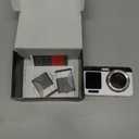 5K Digital Camera, 80MP Dual Screen Autofocus Vlogging Camera, 18X Zoom Point and Shoot Camera for Photography, Flash, 32GB Card, 2 Batteries, Compact Camera for Teens Adults (White)