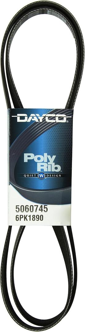 Dayco 5060745 Serpentine Belt, Black
