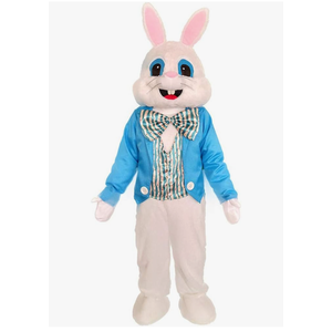 New Easter Bunny Costume Rabbit Halloween Mascot Costume Adult One Size