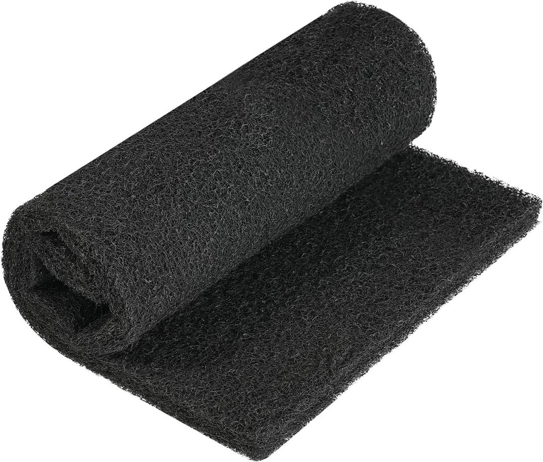 AQUANEAT Aquarium Activated Carbon Filter Media Pad for Fish Tank Pond Canister Filter (10.5" x 18")