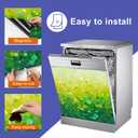 HOMETITUTE Dishwasher Magnet Cover 23x26 Inch Meadow Wildflowers Pattern