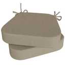 AOFEITE 3" Chair Cushions for Dining Chairs Set of 6 with Ties for Indoor