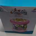 Poycuna Baby Girl Toys for 6-12 Months Ocean Rotating Light Up Musical Toys Tummy Time Infant Toys 3-6 12-18 Months Baby Girl Toys 1 2 Year Old(Pink)