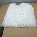 Fluffy 8x10 Area Rug Living Room: Shag White Area Rugs for Bedroom- Large Plush Soft Rugs for Living Room- Fuzzy Modern Carpets for Bedroom, Kids Room Decor (White, 8x10Feet)
