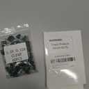 Mudder 60 Count Christmas Tree Replacement Light Bulbs 2.5v 0.425 Watt Replacement Bulb Mini Incandescent Wire String Lights Decoration for Prelit Xmas Tree(Green Base with Warm White Bulb)