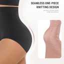 FeelinGirl Body Shaper Tummy Control Shapewear Underwear High Waisted Shaping Briefs Panty Girdle (Black, M/L)