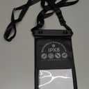 Lamicall Waterproof Phone Pouch Case - [Double Space] IPX8 Water Proof Cell Phone Dry Bag with Lanyard, Beach Cruise Ship Essentials Gifts for iPhone 17 16 15 14 13 Pro Max, Galaxy S25 S24, 4-7.5"