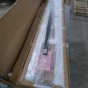 48x84 Inch Glass Sliding Barn Door Slab and 8ft Hardware Kit Included, 5 Frosted Glass, LVL Wood Panel Covered with White Water-Proof Scratch-Proof PVC Surface, Simple DIY Assembly