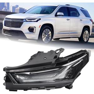 LH Upper LED Signal Daytime Running Light Fit for 2022 2023 Chevy Traverse Headlight Front Headlamp Assembly DRL Daytime Run Lamp Left Driver Side 85584765