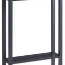 Small Console Table with Shelf Little Narrow Entryway Table Skinny Thin High Tall Display Stand for Entry Hall Hallway, Foyer, as Eextension for Long Behind Couch Sofa Table / Kitchen Countertop, 7.9"W x 23.6"D x 32.3"H