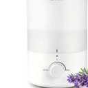LEVOIT - Humidifiers for Bedroom - Quiet (3L Water Tank) - Cool Mist/Top Fill/Essential Oil Diffuser/25Watt - Home/Large Room - 360° Nozzle - Rapid Ultrasonic Humidification for Baby Nursery/Plant
