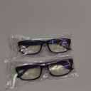 Gaoye +2.75 2-Pack of Reading Glasses - Blue-Light Filter, UV Protection - Readers with Rectangle Frames (Black)