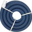 36 Foot Pool Vacuum Hose With Swivel Cuff 1-1/2" for Above Ground and Inground Pools Heavy Duty Manual Swimming Pool Cleaner Hose
