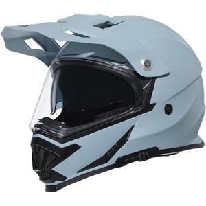 TRIANGLE Dual Sport Motorcycle Helmet Dirt Bike Helmets ATV Full Face Helmet for Adults Men with Internal Sunshield DOT Approved (Small, Gray) TRIANGLE Dual Sport Motorcycle Helmet Dirt Bike Helmets ATV Full Face Helmet for Adults Men with Internal Sunshield DOT Approved (Small, Gray)