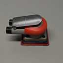 Pneumatic Sander Air Orbital Sander, Solid Alloy Steel Air Squares Sanding Machine 3 * 4 In 10000rpm Pneumatic Sander, Sanding Grinding Polishing Sander for Wood Metal Car Beauty