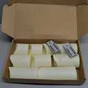 Nimiko Flameless Candles with Remote, Battery Operated Flickering Flameless Candles, LED Candles with Timer 2/4/6/8H, with Realistic LED Candles Set of 9 (D3 x H 3" 4" 5" 6" 7") (Ivory)