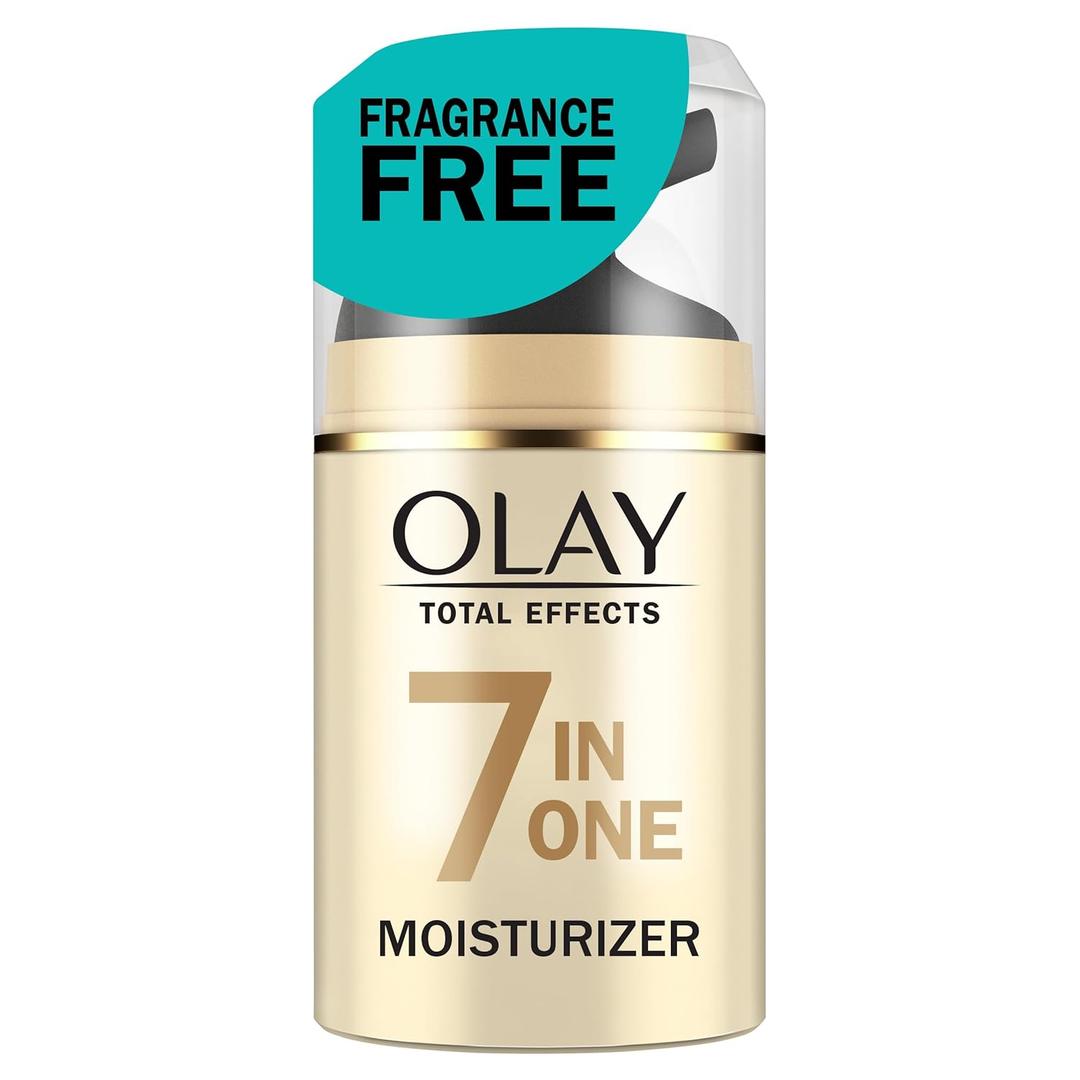 Face Moisturizer by Olay Total Effects Anti-Aging Face Moisturizer, Fragrance-Free 1.7 fl oz