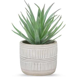 Der Rose Fake Succulents Plants Artificial Succulents in Pots for Room Home Bathroom Bedroom Office Boho Decor