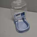 Petmate Pet Cafe Cat and Dog Gravity Water Dispenser - Water Bowl for Cats and Dogs, USA Made, 0.75 GAL, Pearl Gray