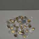 Ravinte 30 Pack Solid Single Hole Kitchen Round Cabinet Knobs Champagne Bronze Pulls Drawer Knobs Kitchen Cabinet Hardware Handles