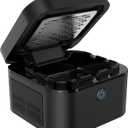 Smokeless Ashtray, Multifunctional Smoke Ashtray with USB Rechargeable, HEPA Filter Smoke for Home,Office(Black)