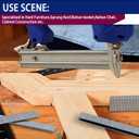 HW HAMWOO 18 Gauge 1800PCS,1/4" Narrow Crown Staples (1/2"- 400; 3/4"- 400; 1"- 400) and Brad Nails (5/8"-300,3/4"-300), Suitable for Most Brand of 18 Gauge Stapler