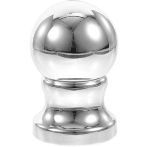 Flag Pole Topper Flagpole Eagle Topper Silver Decor Outdoor Flag Pole Deco Outdoor Decoration Flagpole Parts Yard Flag Finials Banner Top Hat Decorate to Rotate Silver Abs Hat