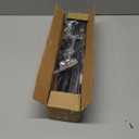 Thestoa Black Curtain Rods 2 pack for Windows 30-62 inch Adjusts Length by Splicing, 5/8" Diameter Matte Black Small Curtain Rods for Bedroom, Living Room, Kitchen, Outdoor, Farmhouse