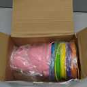 Sadnyy 6 Pack Pastel Small Metal Galvanized Bucket with Handle 5" Easter Mini Metal Buckets and Pails Easter Party Candy Container Table Centerpiece for Vase(Green Yellow Orange Blue Purple Pink)