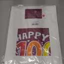 Happy 100 Days of School Teacher Shirt-Women 100th Day Teacher Life Short Sleeve Cute School Day Tee Top, XL