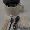 Aroparc Wax Melter for Candle Making Large 1.8L/60oz Electric Wax Melting Pot with Pouring Spout, Non-Stick Easy to Clean & Keep Warm - Wicks, Wick Stickers, Centering Tools, Spoon