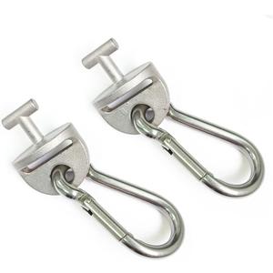 1Pair Tonal T Lock Adapter with Snap Hooks, Stainless Steel Accessories for Tonal Gym Machine