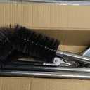 11.8FT Gutter Cleaning Tools from the Ground, Adjustable Length Gutter Cleaning Pole with Gutter Scoop, Gutter Brush, Gutter Rake, Efficient Gutter Cleaner for Leaves, Twigs & Debris