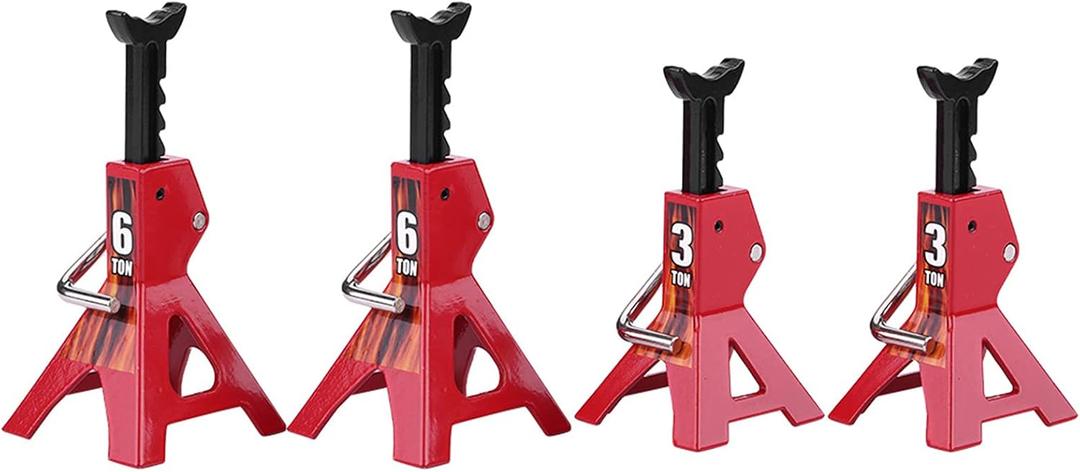 6 Ton 3 Ton Metal Simulation Jack Stand for D90 Axial Wraith SCX10 1/10 RC Crawler Car