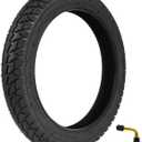 14 x 2.125 Tubeless Electric Bike Tire,14x2.125/57-254 E-Bike Tire with PVR60 Valve for 14 Inch Electric Folding Bikes,Electric Bicycles and E-Scooters