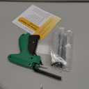 Stitch Gun for Clothes - Handheld Stitch Tag Gun Quick Clothing Fixer - Mini Sewing Kit Micro Tagging Gun - Includes 6 Needle, 1000 Black Fasteners and 1000 White Fasteners (Green-Black)