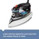 BLACK+DECKER The Classic Iron, F67E-T, Aluminum Soleplate, Steam or Dry Ironing, 7 Temperature Settings, Anti-Drip