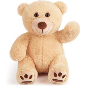 LotFancy Teddy Bear Stuffed Animal, 8 inch Brown Teddy Bear Plush Toy, Soft Plush Gifts for Kids Baby Toddlers on Baby Shower, Easter Decorations