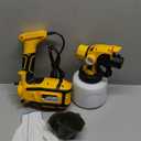 Paint Sprayer, Cosyjazz 1200W HVLP Spray Paint Gun with 5 Nozzles & 3 Spray Patterns, Adjustable Flow Control, 1400ml Container & Cleaning Tools, for House Painting, Fences, Cabinets, Walls etc.