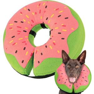 Gimars Large Inflatable Dog Cone Alternative Dog Donut Collar After Surgery, Soft Dog Neck Pillow Recovery Cone, E Collar and Elizabethan Collar Alternative for Medium and Large Dogs