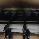 Metal Decorative Garden Fence 24" Wide x 24" High (5 Panels, Total Length 10 feet), Metal Border Folding Fence, Landscape Fencing Dog Fence Pet Fence for Flower Bed, Yard, Animal Barrier (Black)