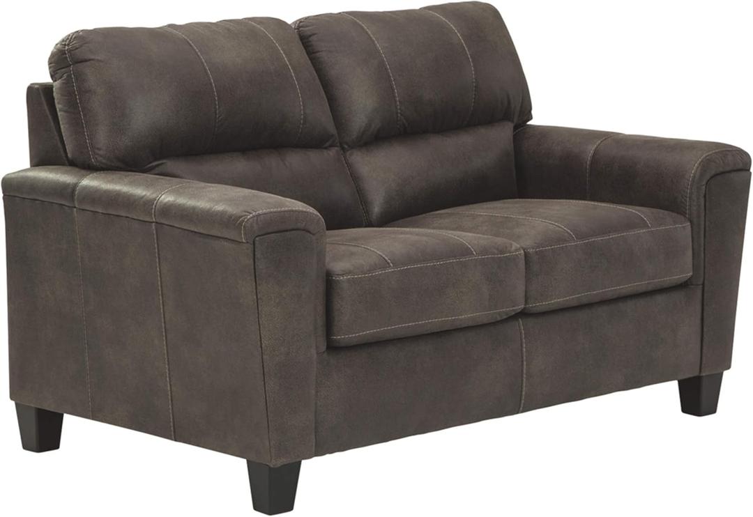 Signature Design by Ashley Wrenway Loveseat Brown Signature Design by Ashley Wrenway Loveseat Brown