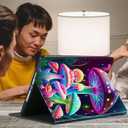 for 6" Kindle 10th Generation 2019 Release,Shockproof Stand Protive Cover with Pen Holder and Auto Wake/Sleep for Kindle 10th Generation 2019 Signature Edition,Gorgeous Mushrooms