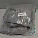 RYB HOME 100% Blackout Linen Textured Curtains 96 inches Long, Thermal Insulating Privacy Energy Saving for Bedroom Living Room Window Office Theater Baby Nursery, W 52 x L 96 in, Grey, 2 Panels