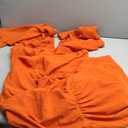 Kikibell Women Summer Dresses Sexy V-Neck Maxi Dress Tiered Silhouette with Flutter Sleeve Backless Elastic Waist Flowy Dress, XL