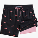 maamgic 2 in 1 Mens Swim Trunks 7 Inch Swim Shorts Swim Suits Board Shorts
 Size M