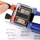 2 Line Price Gun Labels, 4 Packs Total 16,000 Pcs Blank Price and Date Gun Labels for 2 Line Price and Date Gun, Suitable for MX6600, MX6602, YH689, and Most Other 2 Line Price Guns (White)