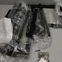 Housen Solutions Boot Rack Organizer for Tall Boots, 8 Pairs Metal Free Standing Shoe Rack, Black Shoes Boot Organizer Holder Stand for Closet, Entryway, Garage