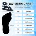 Restpo Toe Walking Sandals for Kids with Idiopathic Toe Walking (ITW) – Orthopedic Sandals for Toddlers with Adjustable Straps, Rigid Sole and Non-Slip Tread for Tip Toe Walking Correction - Size 6
